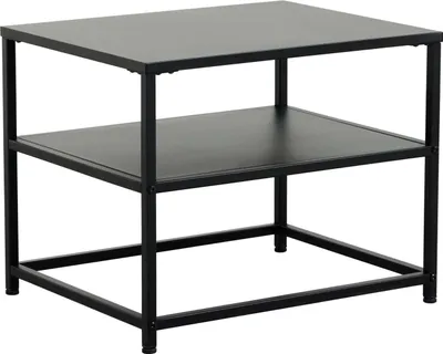 Produktbild von Beistelltisch DURA STEEL 50cm Metall pulverbeschichtet schwarz