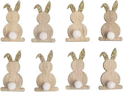 Immagine prodotto di Cashmere Bunny Miniature in legno 4,5 cm di Dia