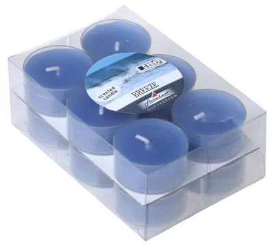Produktbild von Duftteelichter im 12er Pack Breeze - jeans 18/38 mm ca. 4 h