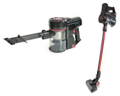 Immagine prodotto di Necchi NH9205 scopa elettrica Aspirapolvere a bastone 2 in 1 Batteria Secco Senza sacchetto Nero, Rosso 2 Ah