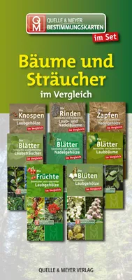 Produktbild von Bestimmungskarten-Set "Bäume und Sträucher"