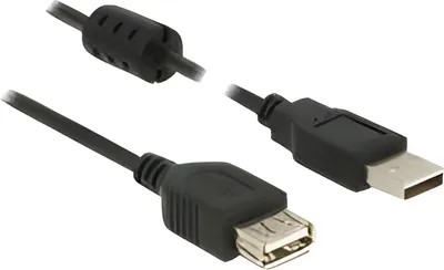 Immagine prodotto di Cavo USB DELOCK A -> A St/Bu 2,00m nero