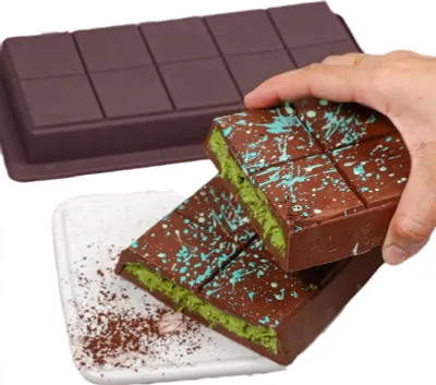 Produktbild von Schokoladenform Silikon  Schokoladentafel Form Pralinenförmchen Extra Tief Schokolade Form für Schokolade Praline Süßigkeiten