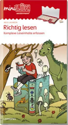 Obrázok produktu pre miniLÜK. Deutsch. Exaktes lesen. 1./2. Klasse: Verstehendes Lesen