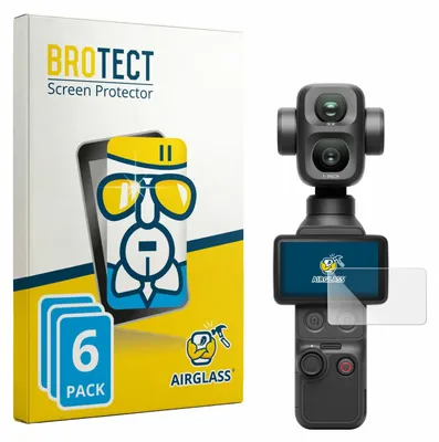 Produktbild von 6x BROTECT Schutzglas für DJI Osmo Pocket 4P Schutzfolie Panzer Folie Glas Display Schutz klar