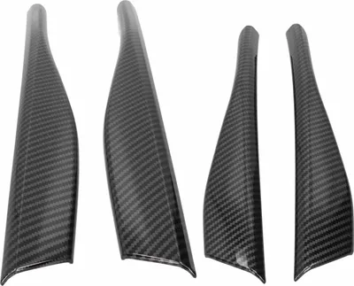 Immagine prodotto di 4 coperture per fendinebbia in stile fibra di carbonio, compatibili con MK8 2020-2021