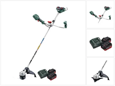 Immagine prodotto di Metabo FSB 36-18 LTX BL 40 Decespugliatore a batteria 36 V ( 2x 18 V ) a due impugnature brushless + 2x batteria 5,5 Ah + caricabatteria