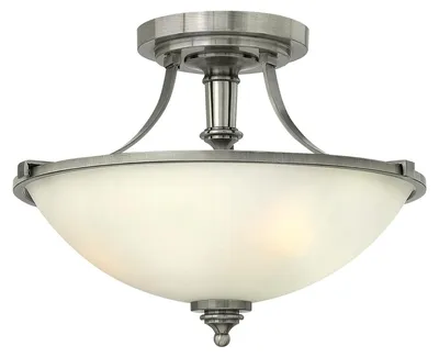Immagine prodotto di Lampada a Soffitto Industrial 3 Luci Sekhmet In Acciaio Nero E Diffusori A Cupola