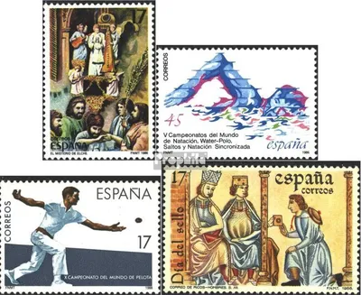 Produktbild von Briefmarken Spanien 1986 Mi 2737,2738,2740,2741 (kompl.Ausg.) postfrisch Sondermarken