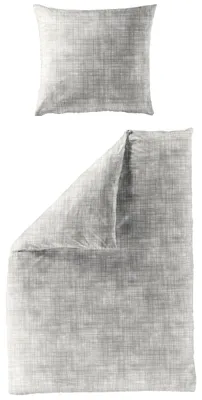 Produktbild von BIERBAUM Bettwäsche Mako-Satin beige 135x200cm, mit 1 Kissen
