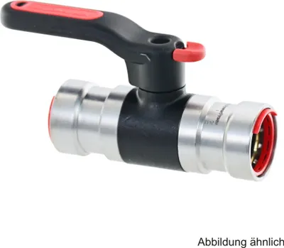 Produktbild von VSH PowerPress PP550 Kugelhahn mit kurzer Spindel, 1"