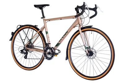 Produktbild von WYNN Gravel Bike 28 Zoll GRL5.1 gold Rahmenhöhe 57 cm 14 Gänge mech. Scheibenbremse Schutzbleche