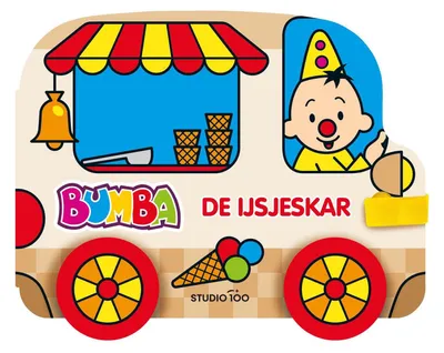 Produktbild von Studio 100 Bumba-Brettbuch mit Rollen – der Eiswagen