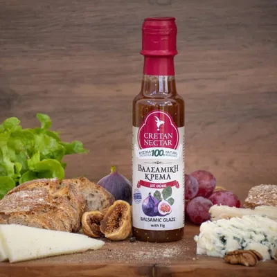 Produktbild von CRETAN NECTAR 01561 - Balsamico-Creme mit Feigen von Chania Kreta 200ml