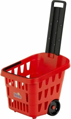 Zdjęcie produktu dla Wózek sklepowy, czerwony