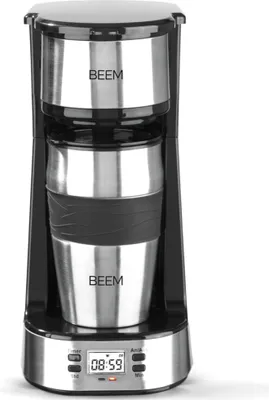 Produktbild von BEEM Single-Kaffeemaschine Thermo2Go - 750 Watt - Edelstahl/schwarz