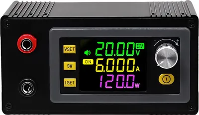 Obrázek produktu pro Digitální stejnosměrný regulátor napětí Napájecí modul Barevný VA LCD displej s plným pozorovacím úhlem Podpora aktualizace firmwaru Sledování maximálního bodu výkonu Solární nabíjení a sériový komunikační protokol