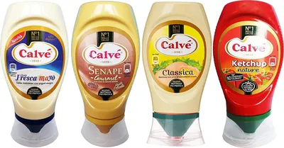Produktbild von Calvé testpaket 4 Italian Sauces Bontà Fresca Mayò Classica Ketchup Senape 250ml