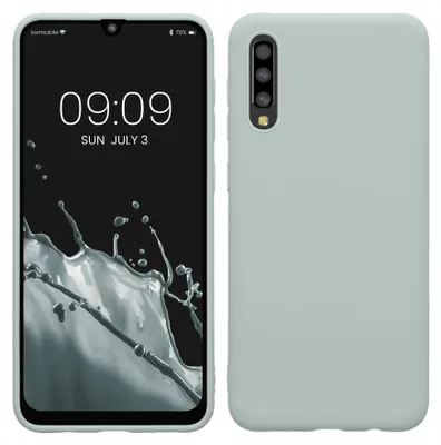 Produktbild von kwmobile Handyhülle für Samsung Galaxy A50 Hülle - TPU Case - Kabelloses Laden - Schutzhülle Cover in Cool Mint