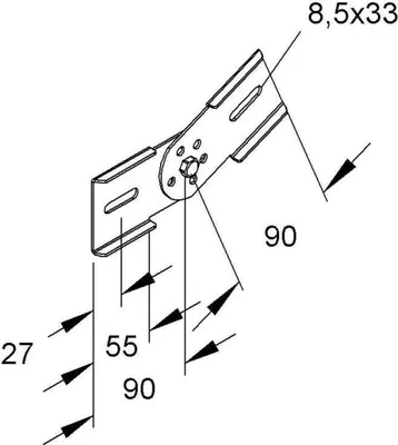 Produktbild von Niedax Gelenkverbinder KGV 60 F