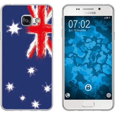 Produktbild von PhoneNatic Case kompatibel mit Samsung Galaxy A3 (2016) A310 Silikon-Hülle WM Australien M2