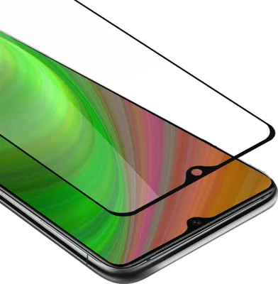 Produktbild von Cadorabo Panzerfolie für OnePlus 7T Schutzfolie in Schwarz Vollbild Folie Tempered Display Schutzglas