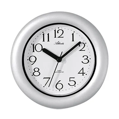 Produktbild von Atlanta Wanduhr, Quartz, Ø 17 cm , 454-4
