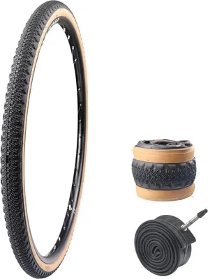 Obrázok produktu pre 2-pack MEGHNA 700x42C plášte a 2 duše ETRTO 44-622 Brown náhradné pneumatiky na bicykel