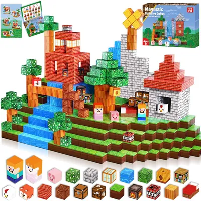 Image de Blocs de construction magnétiques,150 pièces de blocs de construction magnétiques pour enfants,Jouets magnétiques Aimants enfants,Jouets 3 4 5 6 7 8 9 ans et plus,Noir
