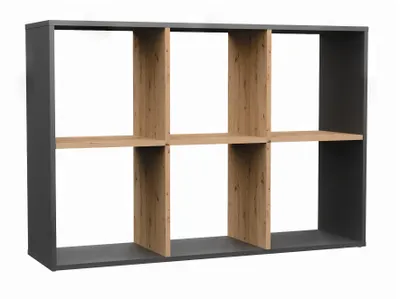 Zdjęcie produktu dla Regał Malax 2x3 antracyt artisan