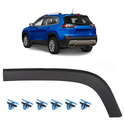 Produktbild von HERSTMOTO Kotflügelverbreiterung Radlaufleiste Links OEM 68316003AD, passend für Jeep Cherokee V KL 2018-2023, hinten, ABS-Kunststoff