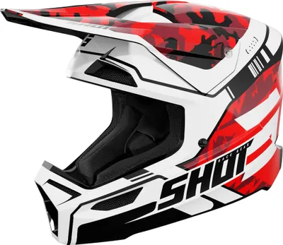 Produktbild von Shot Furious Flash Mips Motocross Helm, rot, M (57/58)