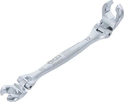 Immagine prodotto di Chiave aperta a doppio anello per tubi e giunti dei freni | SW 10 x 12 mm