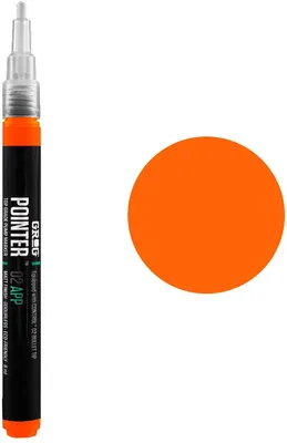 Produktbild von Grog Pointer 02 APP - Lackmarker - Acrylfarbe auf Wasserbasis - feine Spitze von 2 mm - Clockwork Orange