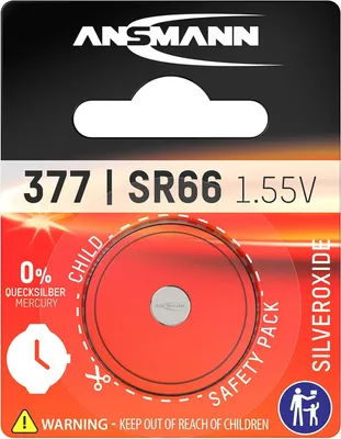Obrázek produktu pro Hodinkový článek ANSMANN s oxidem stříbra SR626 (SR66) 1,55 V