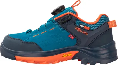 Produktbild von Trollkids Kids Gjende Hiker Low Jungen Wanderschuhe Blau 662-197 Grösse 40