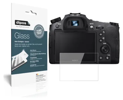 Produktbild von 2x Schutzfolie für Sony DSC-RX10M4 - Anti-Shock 9H Folie Glass Kunststoffglas