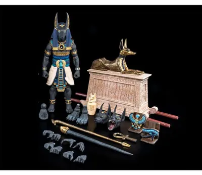 Immagine prodotto di Figura Obscura Actionfigur Anubis nero e blu