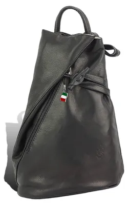 Produktbild von Florence Damen Rucksack Tasche schwarz Leder 24x33x13 D2OTF605S