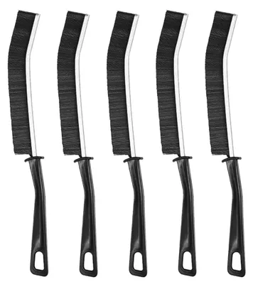 Spaltreinigungsbürsten 5er-Set, schwarz, 23 cm, harte Borsten