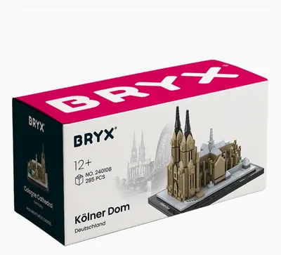 Produktbild von BRYX Kölner Dom Klemmbaustein Set 285 Teile ab 12 Jahre