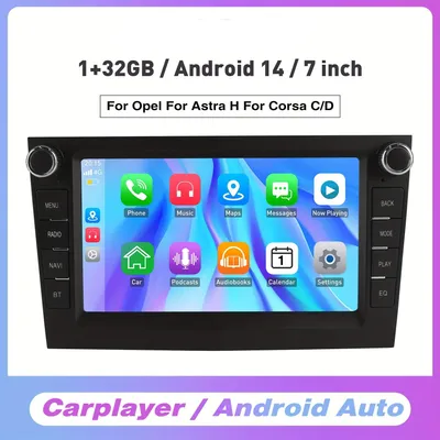 Obrázek produktu pro Android 14.0: Autorádio, auto stereo, multimediální přehrávač, navigační systém, dotyková obrazovka