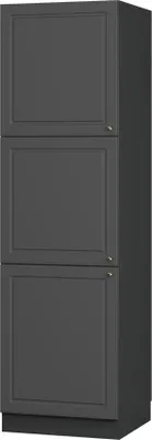 Produktbild von Herdumbauschrank Vicco Fame-Line Anthrazit-Gold Landhaus 60 cm, Model 57275