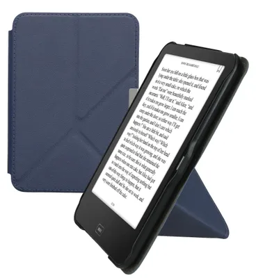 Produktbild von kwmobile Schutzhülle für Tolino Vision 1 / 2 / 3 / 4 HD Hülle - Kunstleder Case - eReader Klapphülle mit Auto Sleep Funktion - Cover mit Ständer -