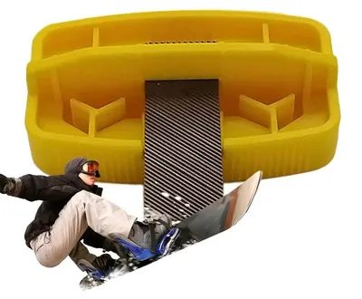 Image de Sélecteur de carres de ski, réglage de précision, conception ergonomique, jaune