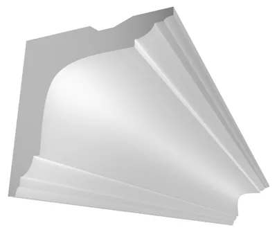 Produktbild von ELHARE Stuckleiste LED Band Lichtprofile Wand Indirekte Beleuchtung Profil LS34A - 120x120mm, 2m