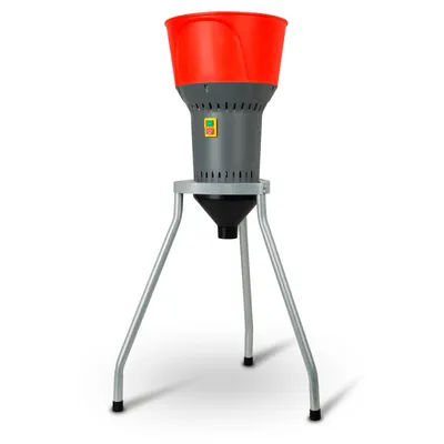 Produktbild von EBERTH Elektrische Getreidemühle mit Standfuß, 1300 Watt Elektromotor, 13L Einfülltrichter, 400 kg/h, Schrotmühle mit Edelstahlklinge, fünf Siebe inkl