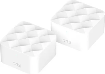Produktbild von NETGEAR Orbi WiFi System (RBK12) AC1200, Weiß, Tabletop-Router, Dual-Band (2,4 GHz/5 GHz), Wi-Fi 5 (802.11ac), 1200 Mbit/s, 802.11a, 802.11b, 802.11g, Wi-Fi 4 (802.11n), Wi-Fi 5 (802.11ac)