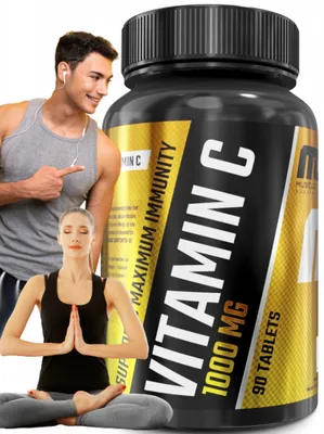 Immagine prodotto di VITAMINA C (acido L-ascorbico) IMMUNITÀ Muscle Care Vitamin C 90 compresse