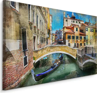 Obrázek produktu pro Obrázek město Benátky architektura ložnice dekorace moderní móda 3D 90x60cm
